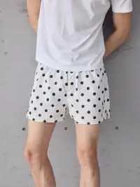 Ins Gale | Polka Dot Lightweight Breathable Lounge Pants