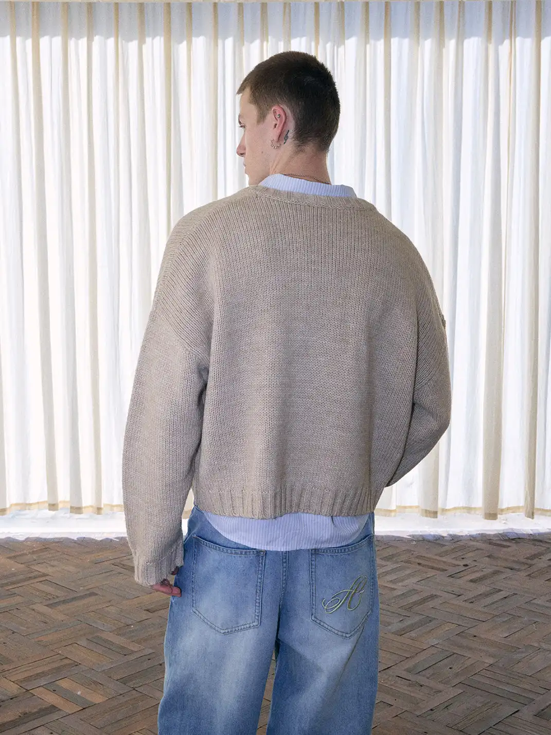 Ins Gale | Chunky Knit Cardigan Sweater