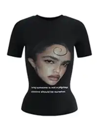 0122stepll | Portrait Print T-shirt