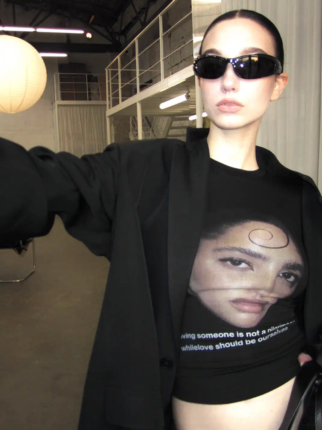 0122stepll | Portrait Print T-shirt