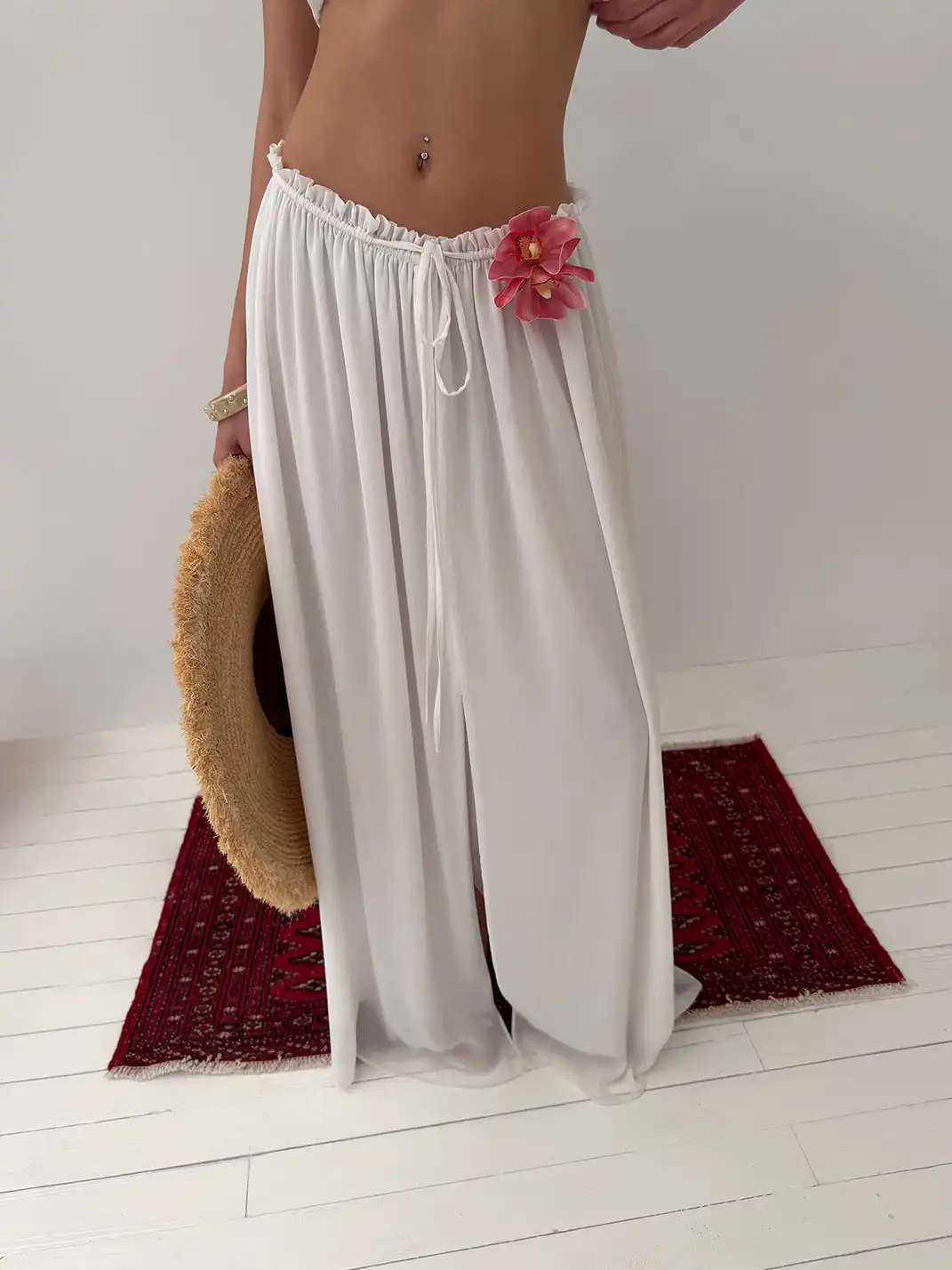 0122stepll | Strapless Skirt Suit