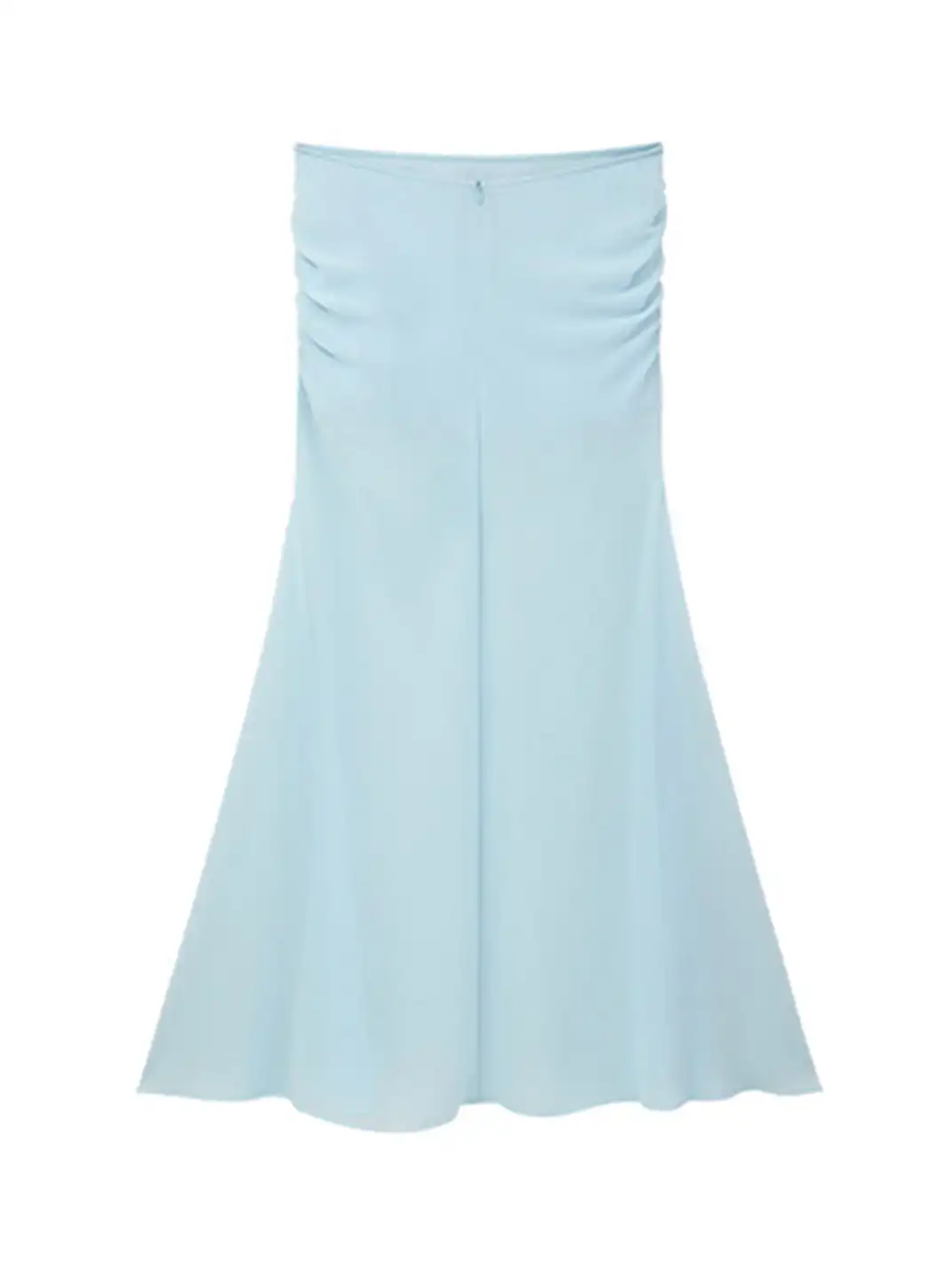 0122stepll | Mesh Fishtail Pencil Skirt