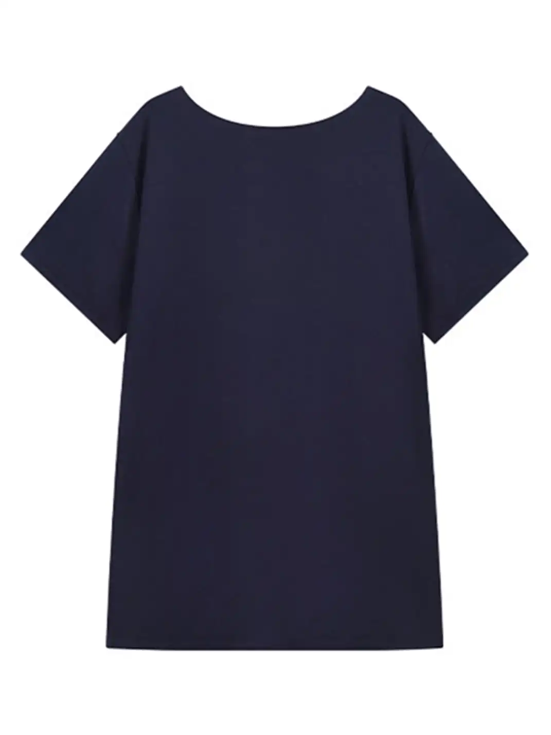 0122stepll | Printed Loose Fit Off-Shoulder T-shirt