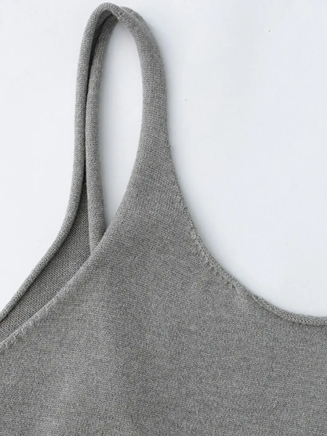 0122stepll | Backless Vest Knit Top
