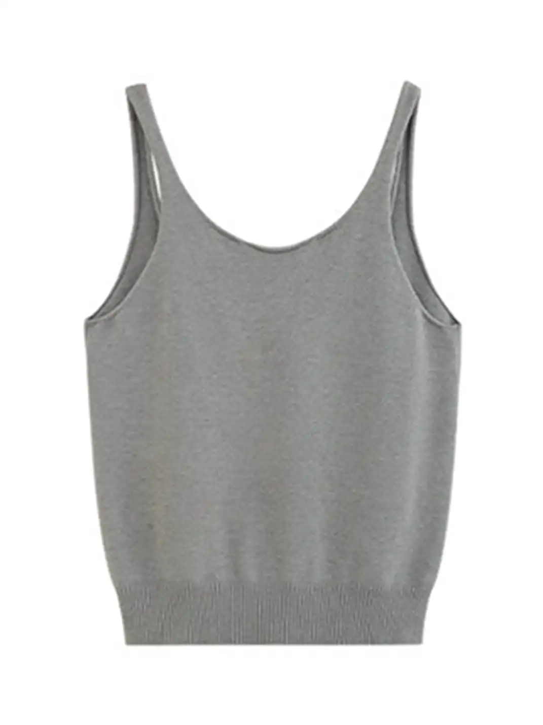 0122stepll | Backless Vest Knit Top