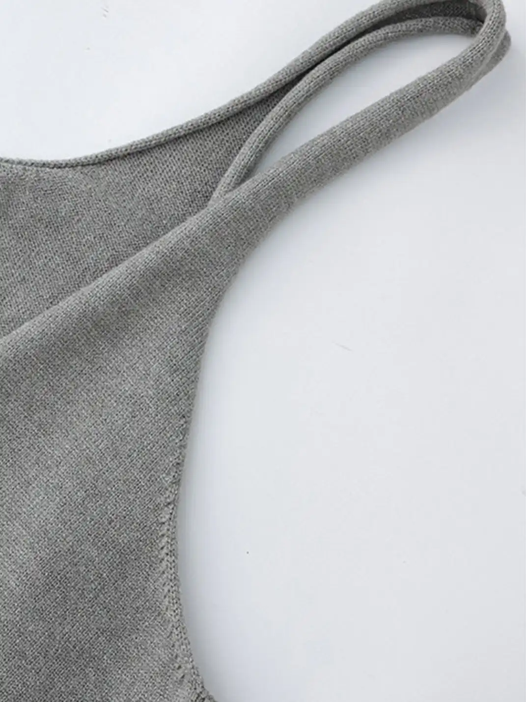 0122stepll | Backless Vest Knit Top