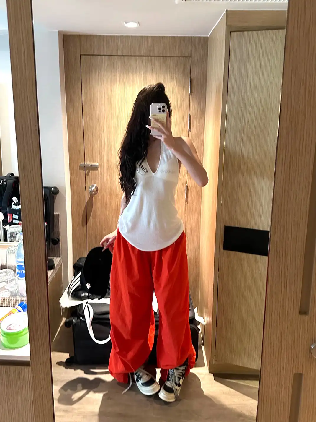 0122stepll | Low-Rise Loose Wide-Leg Pants