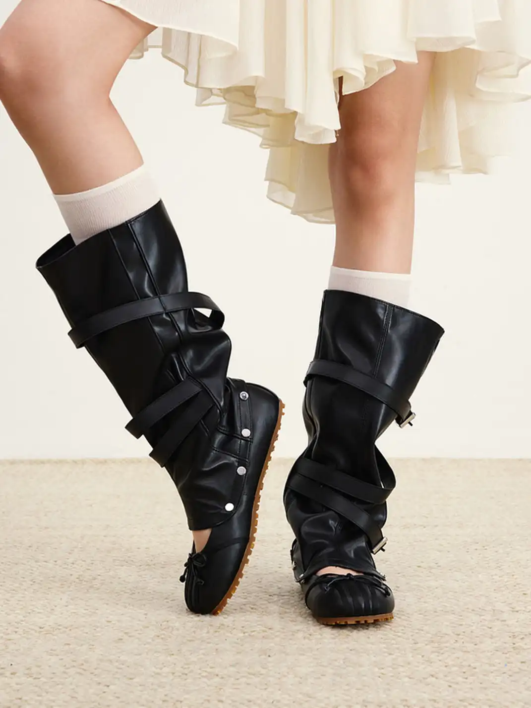 lostinecho | Detachable And Reversible Ballet Shoes