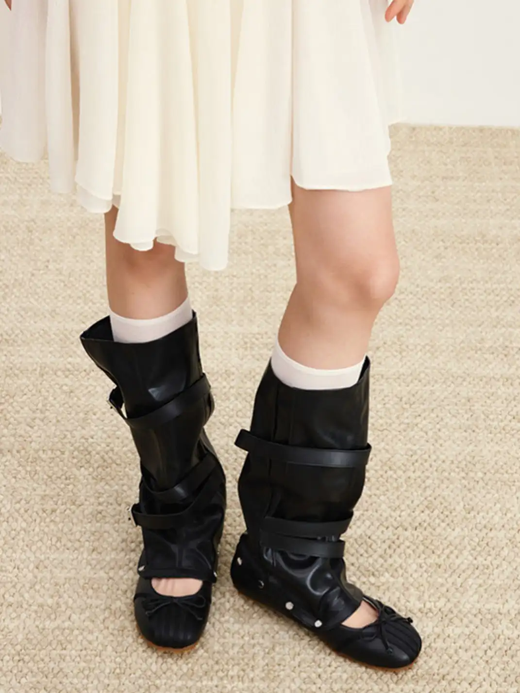 lostinecho | Detachable And Reversible Ballet Shoes