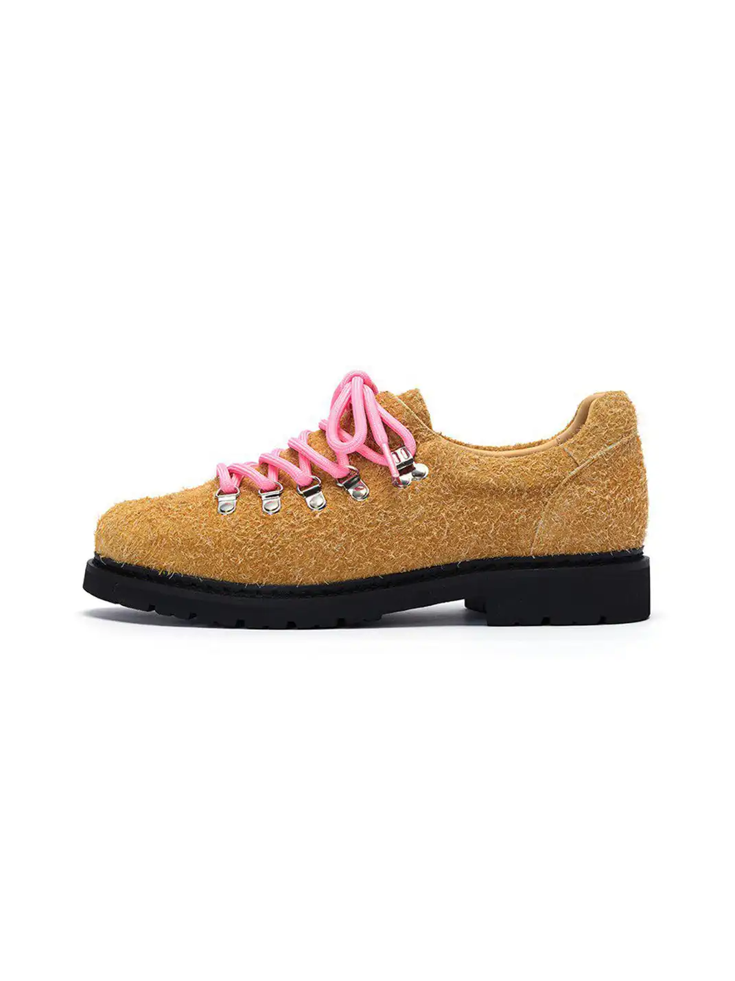 CRICLE CAGE | Suede Leather Derby Shoes