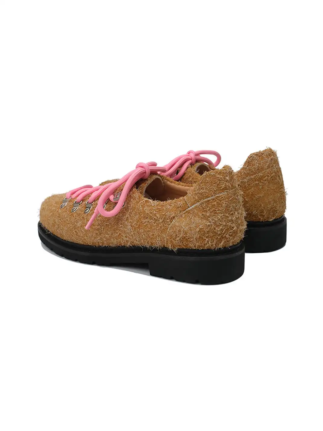 CRICLE CAGE | Suede Leather Derby Shoes