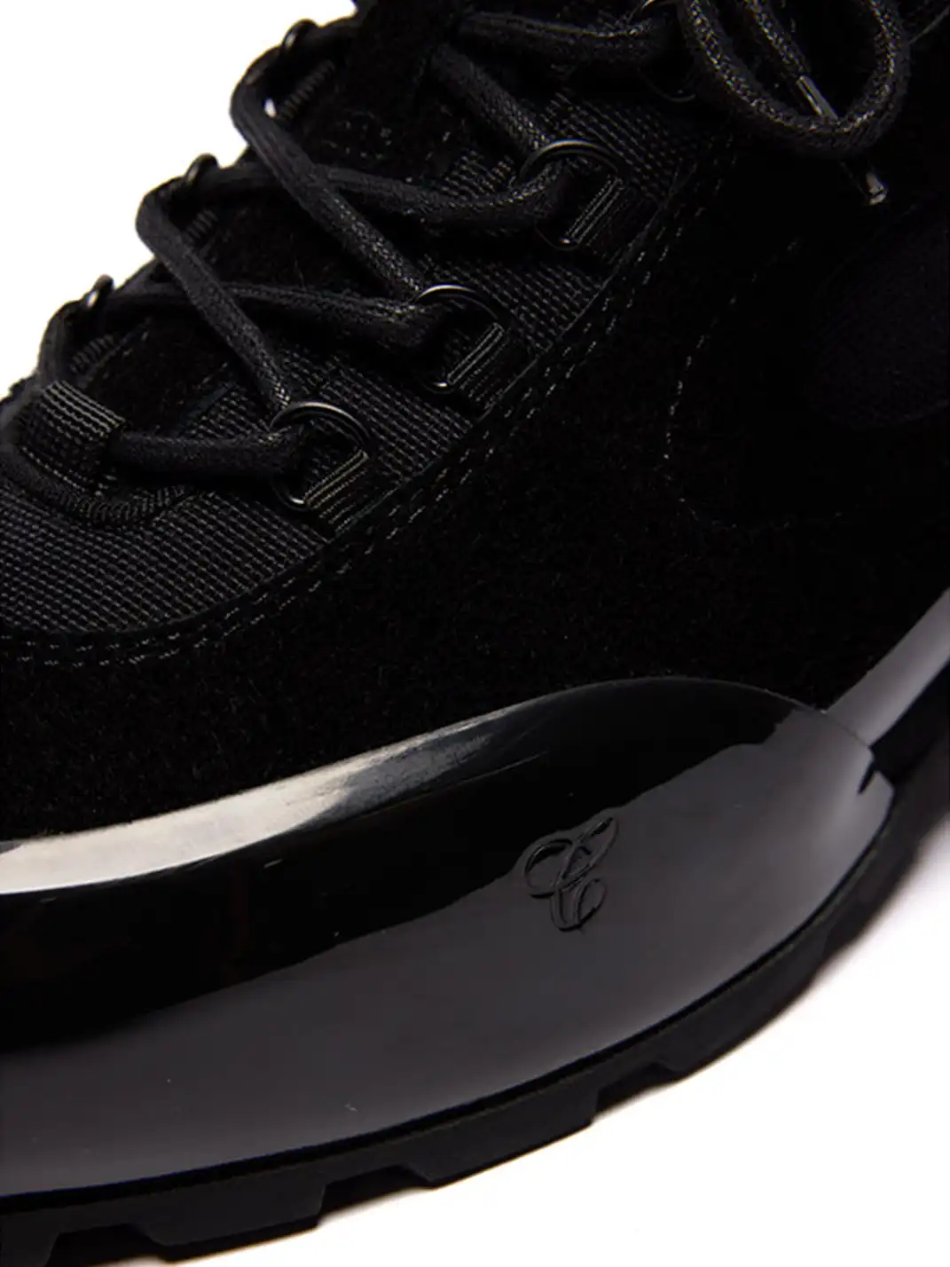 CRICLE CAGE | Suede Lace-Up Low-Top Shoes