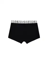 Moire Rave | Mid-Rise Musical Note Boxer Shorts