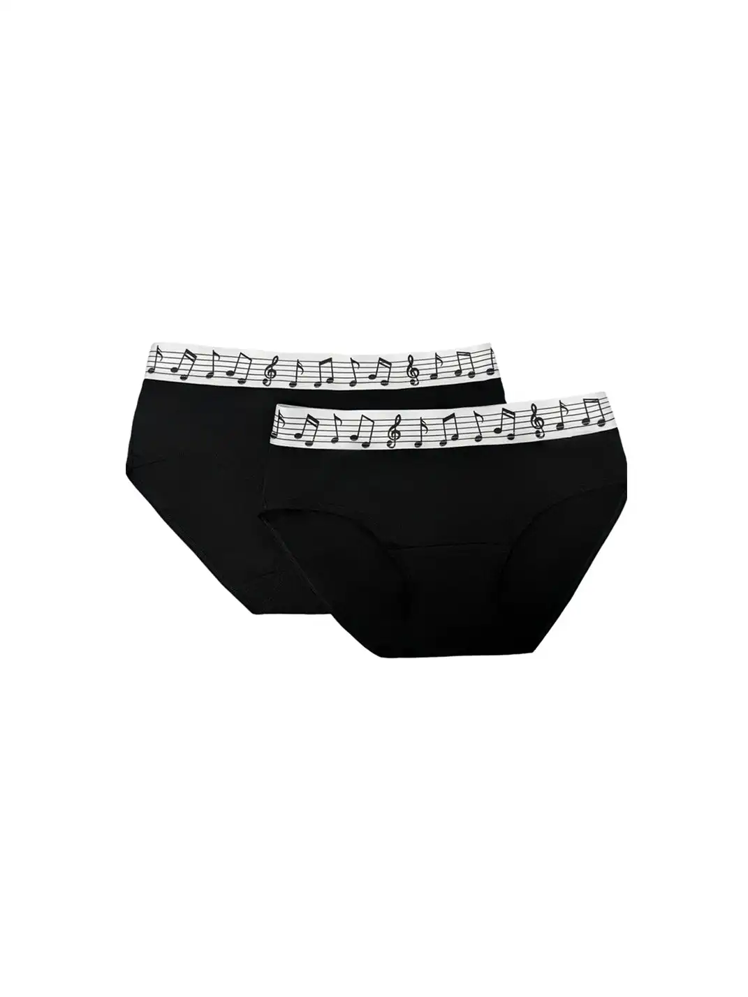 Moire Rave | Musical Note Women's Triangle Panties
