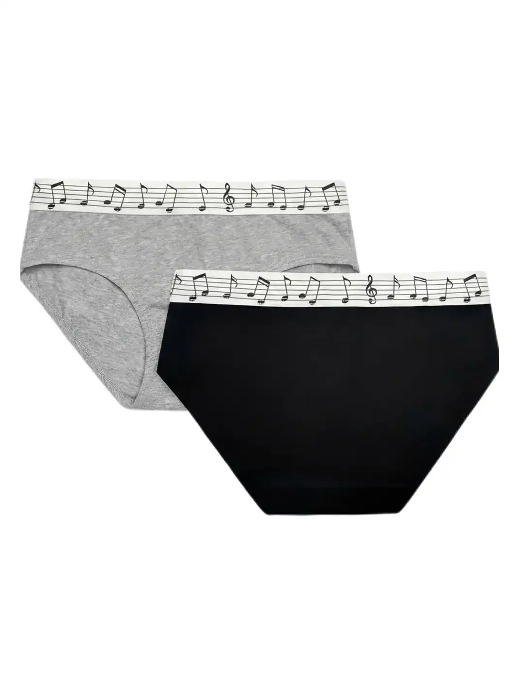 Moire Rave | Musical Note Women's Triangle Panties