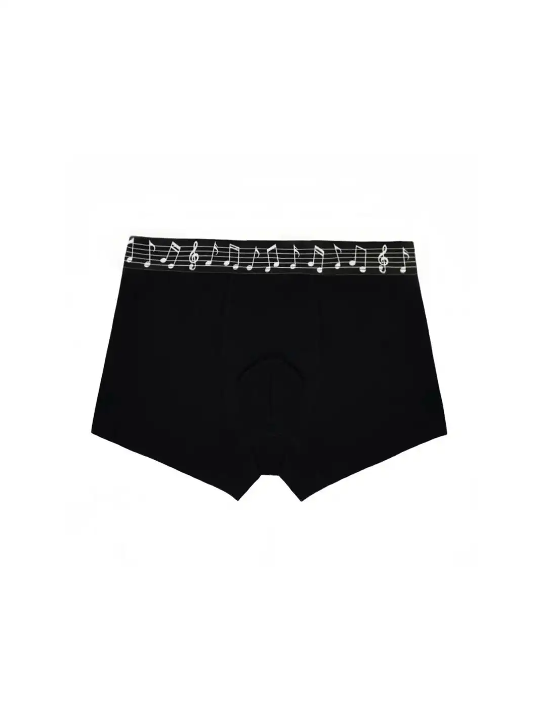 Moire Rave | Solid Color Musical Note Boxer Shorts