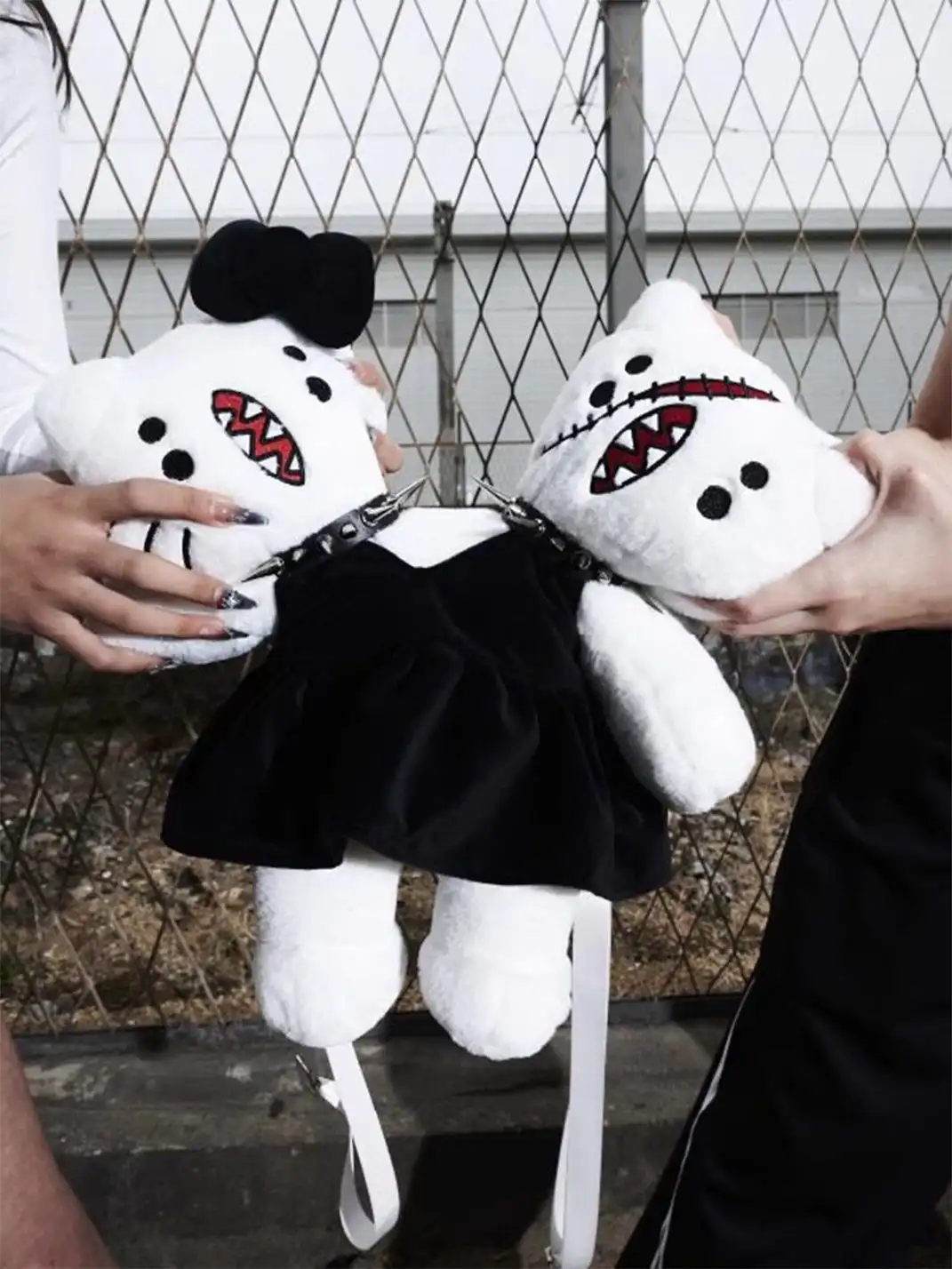 Moire Rave | Double-Headed Kitty Plush Toy
