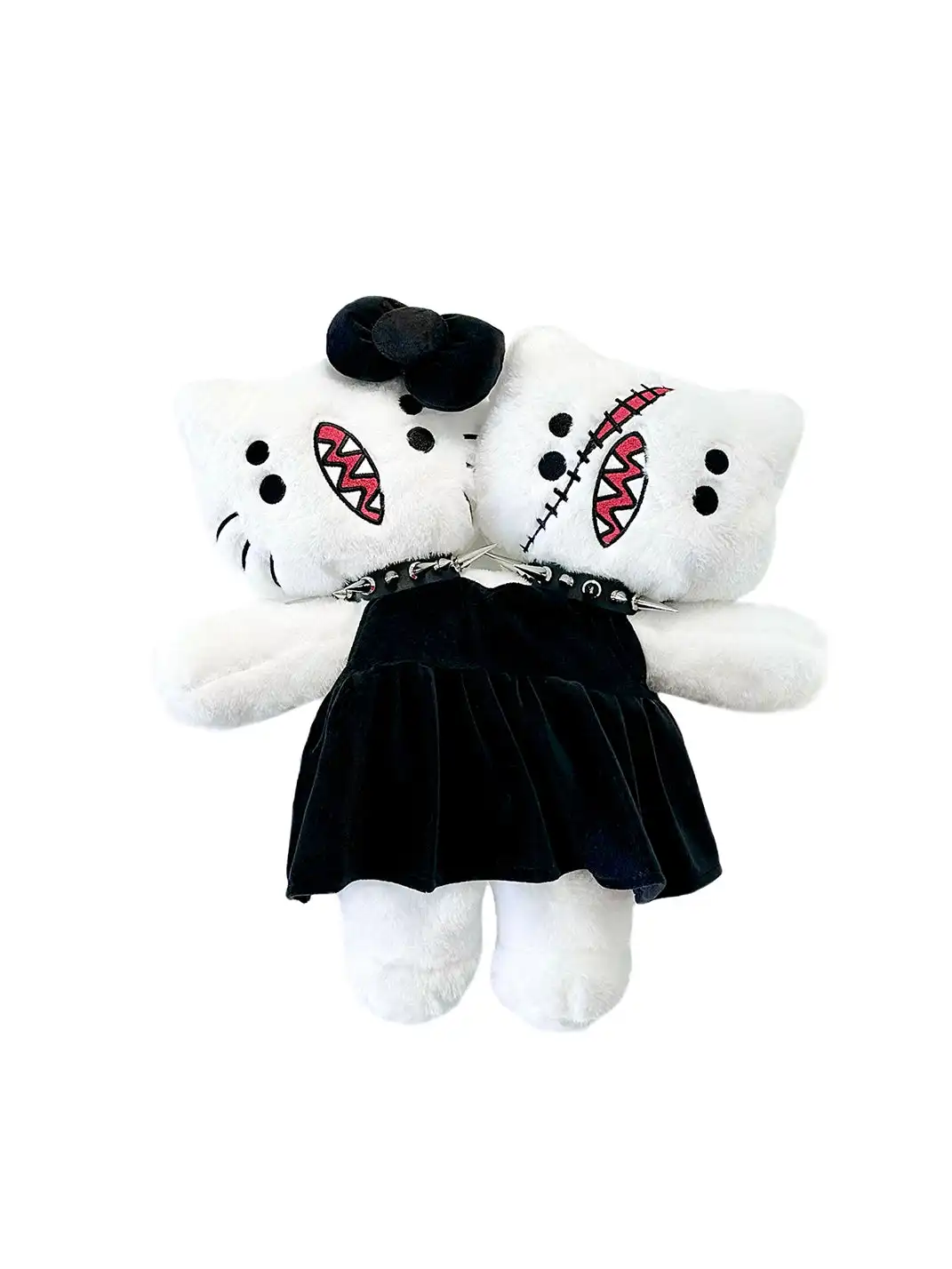 Moire Rave | Double-Headed Kitty Plush Toy