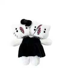 Moire Rave | Double-Headed Kitty Plush Toy