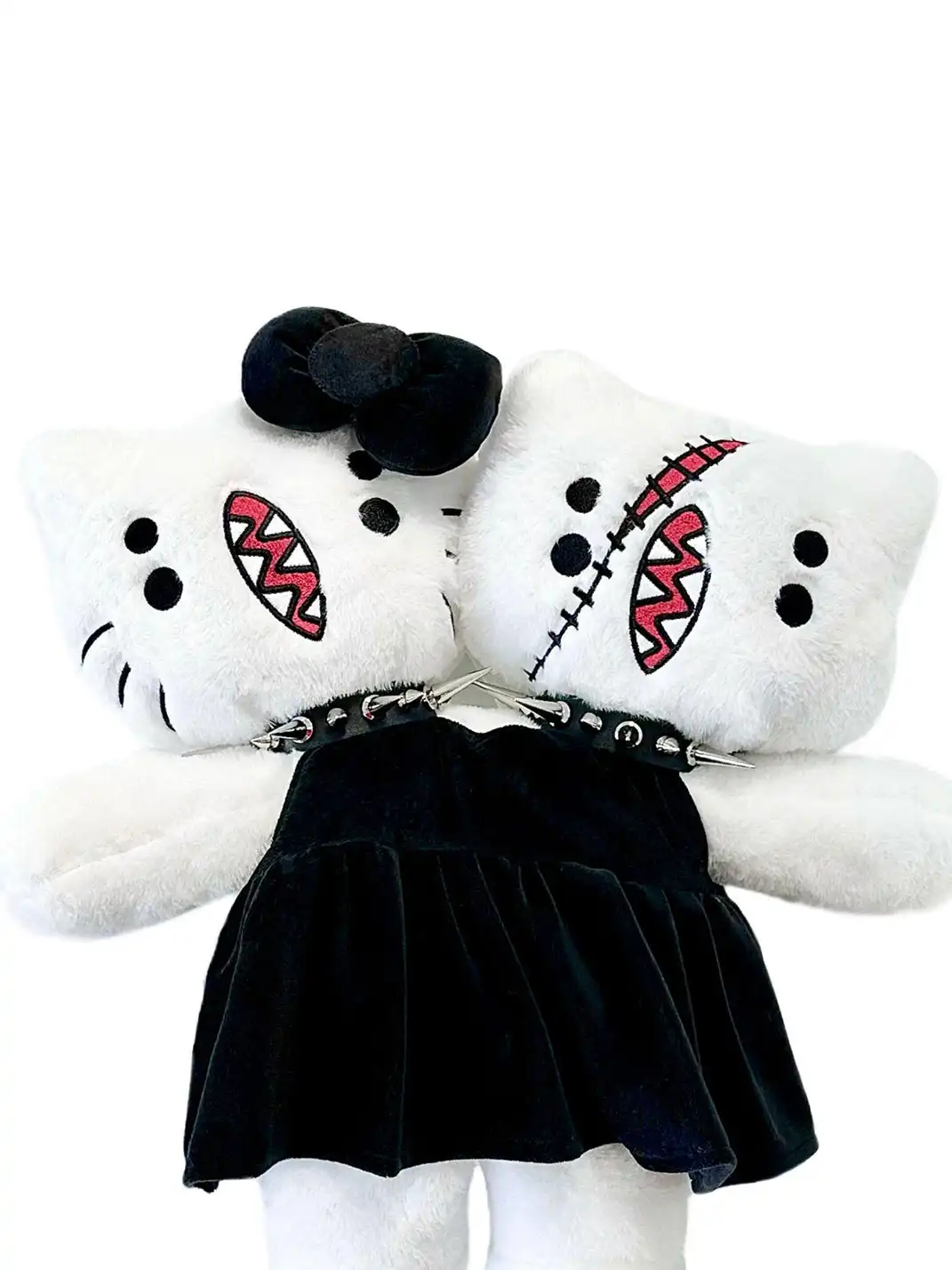 Moire Rave | Double-Headed Kitty Plush Toy