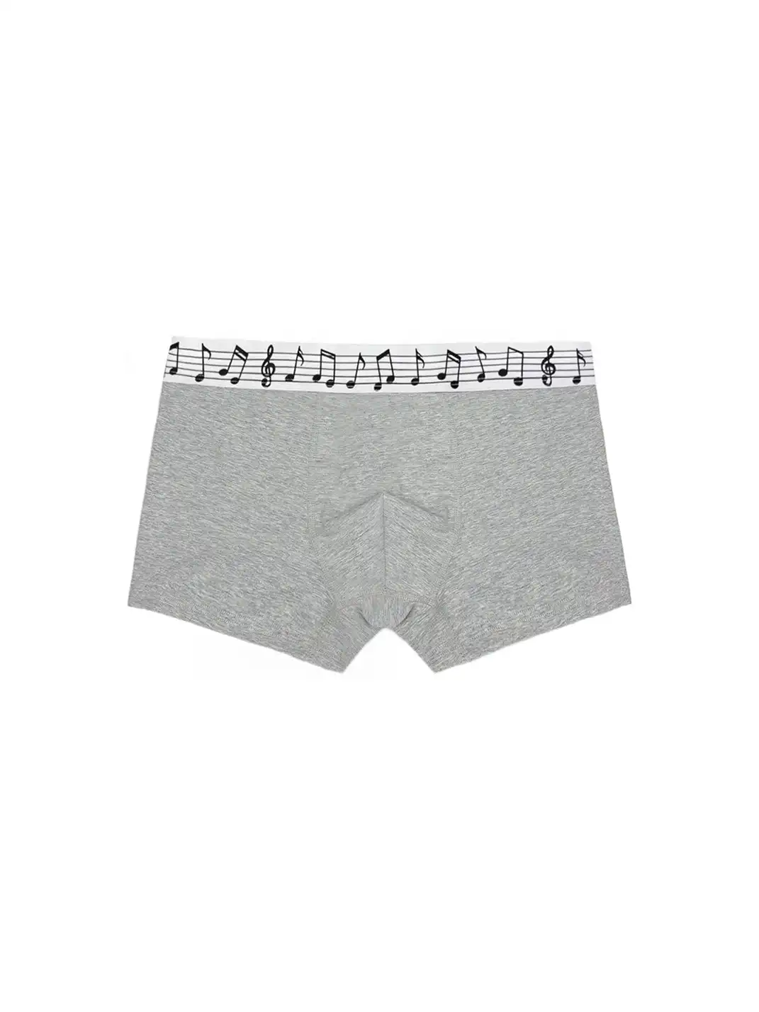 Moire Rave | Musical Note Flat Angle Three-Pack Pure Cotton Shorts