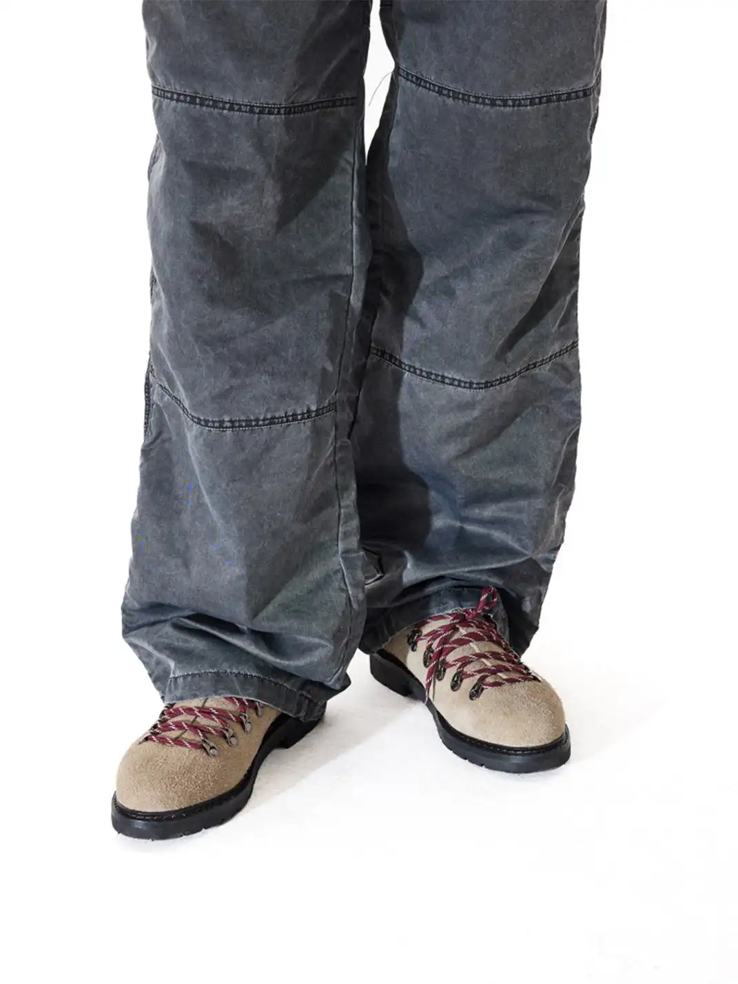 CRICLE CAGE | Suede And Nubuck Color-Blocked Derby Shoes