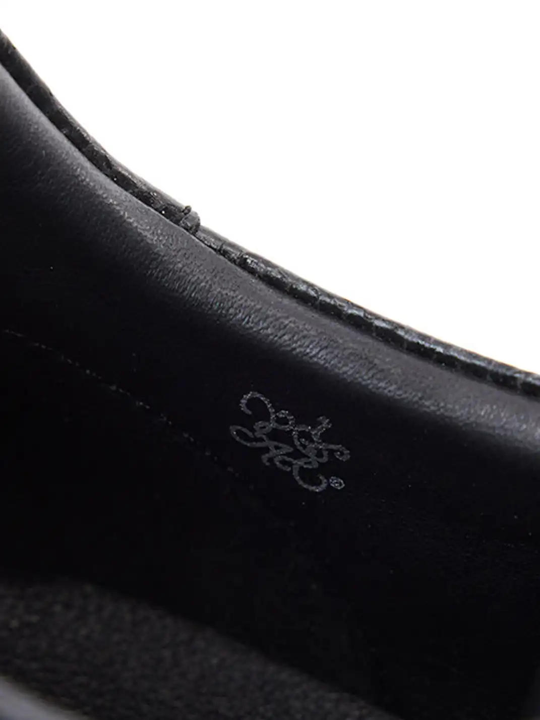 CRICLE CAGE | Crocodile-Embossed Genuine Leather Shoes