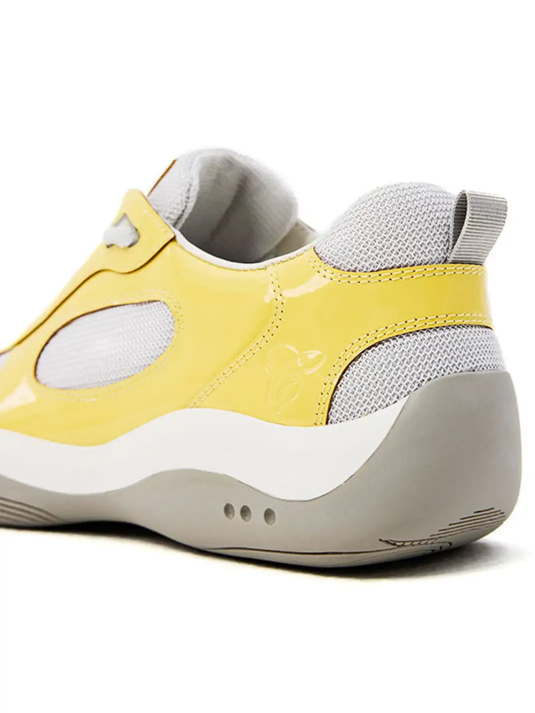 CRICLE CAGE | Glossy Genuine Leather Retro Sneakers
