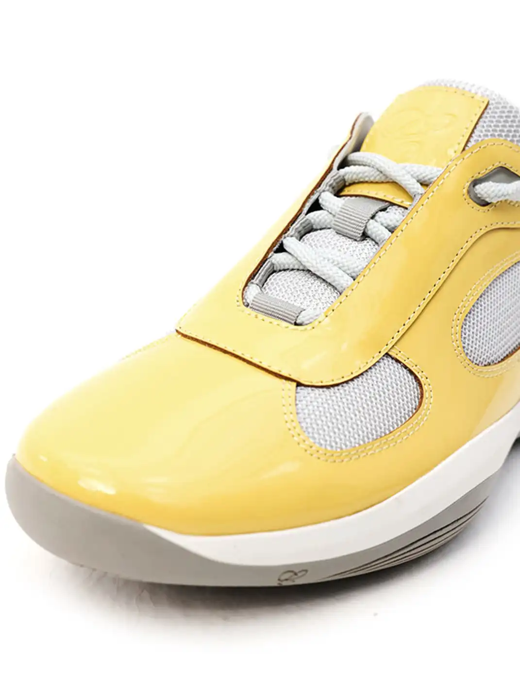 CRICLE CAGE | Glossy Genuine Leather Retro Sneakers