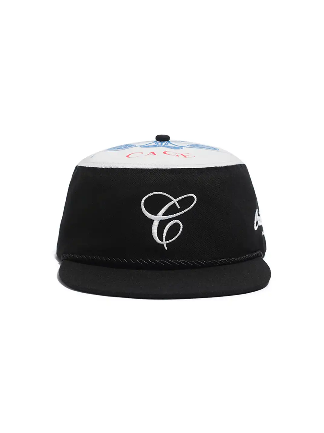 CRICLE CAGE | Flat-Top Embroidered Adjustable Baseball Cap
