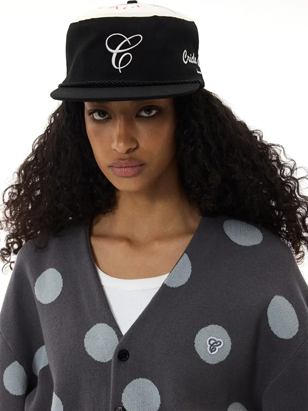 CRICLE CAGE | Flat-Top Embroidered Adjustable Baseball Cap