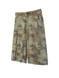 CRICLE CAGE | Camouflage Four-Pocket Straight-Leg Shorts