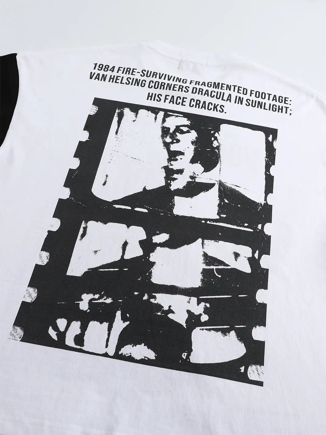 DEAV | Retro Newspaper Patchwork Long Sleeve