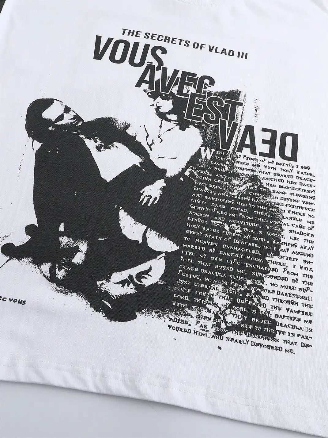 DEAV | Retro Newspaper Patchwork Long Sleeve