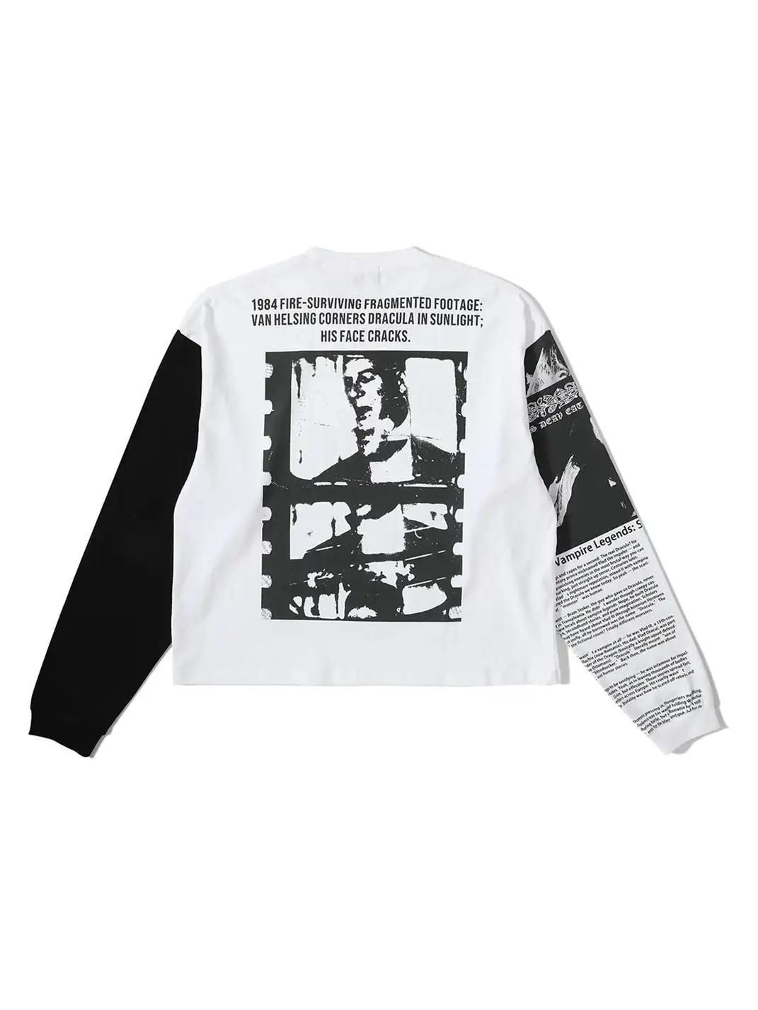 DEAV | Retro Newspaper Patchwork Long Sleeve