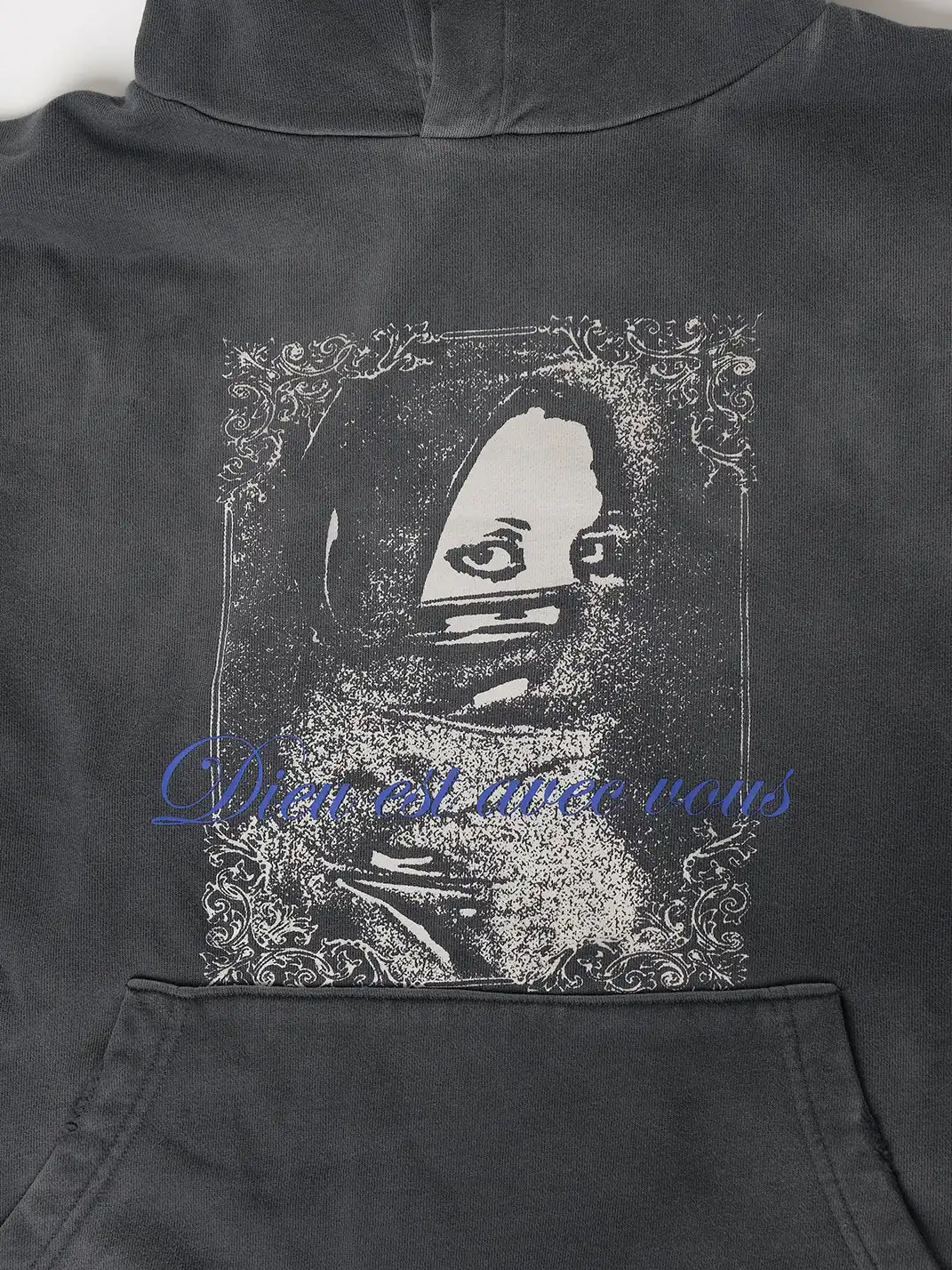 DEAV | Portrait Washed Distressed Hooded Sweatshirt