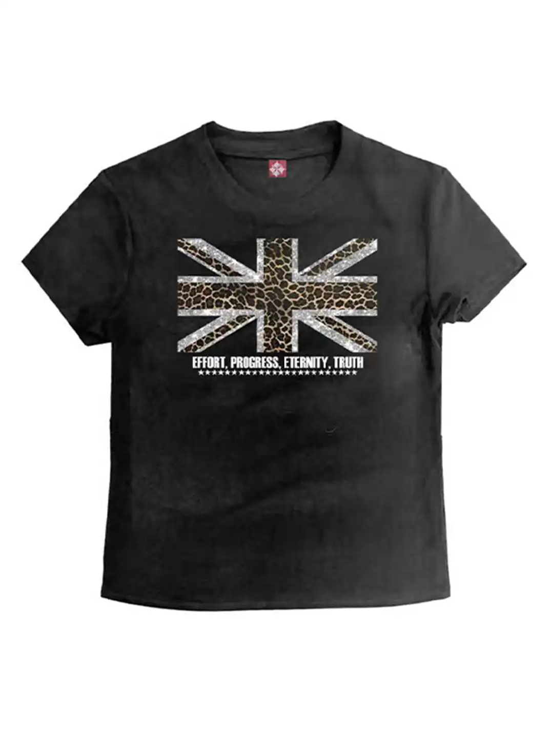 DETW | Leopard Print Union Jack Short Sleeve
