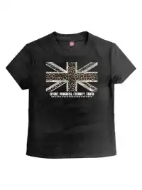 DETW | Leopard Print Union Jack Short Sleeve