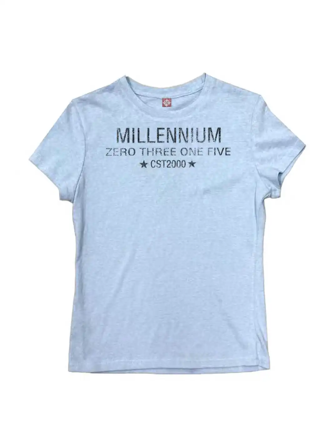 DETW | Jacquard Five-Star Slogan T-shirt
