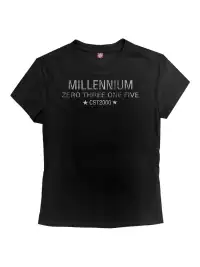 DETW | Jacquard Five-Star Slogan T-shirt