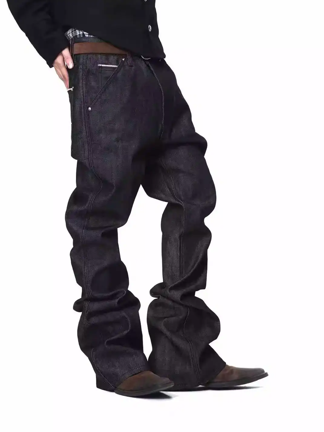DETW | Raw Denim Stacked Jeans