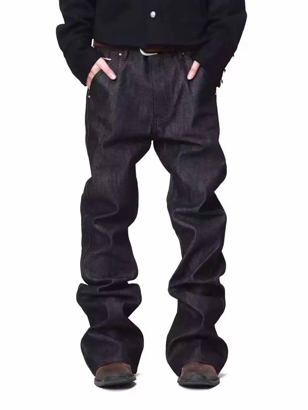 DETW | Raw Denim Stacked Jeans