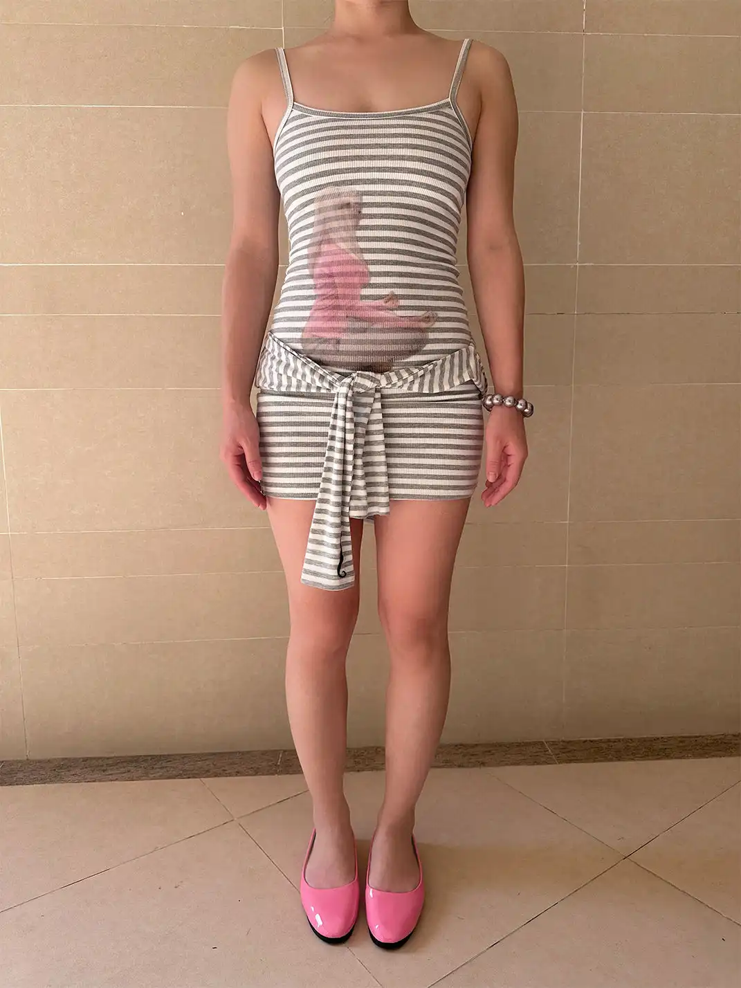 Rebel Angel | Striped Slip Dress