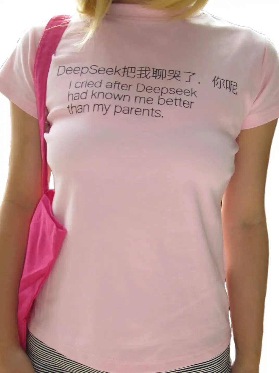 Rebel Angel | ChatGPT & DeepSeek Print T-shirt