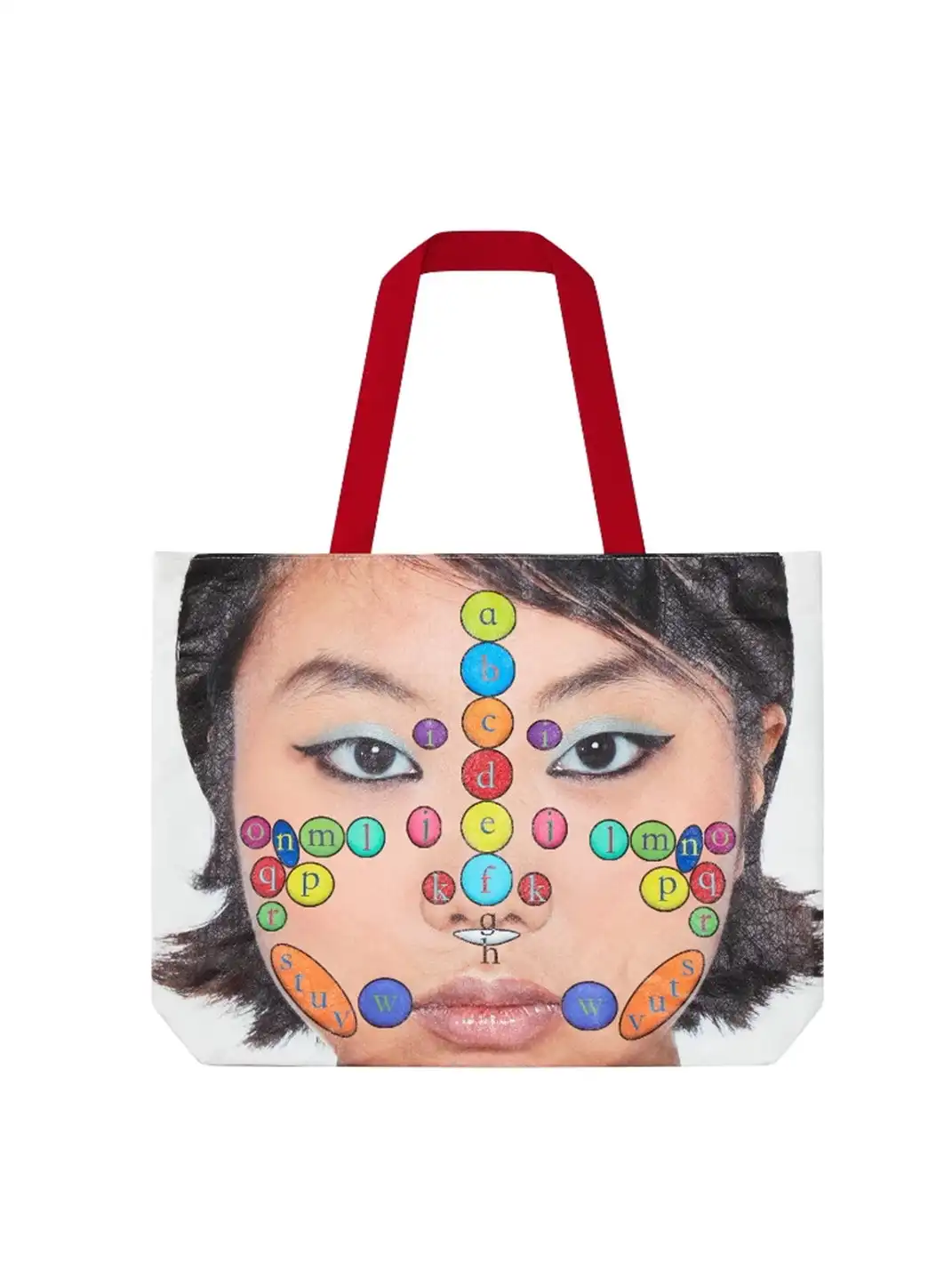 HuDieGongZhu | Face Print Shoulder Bag