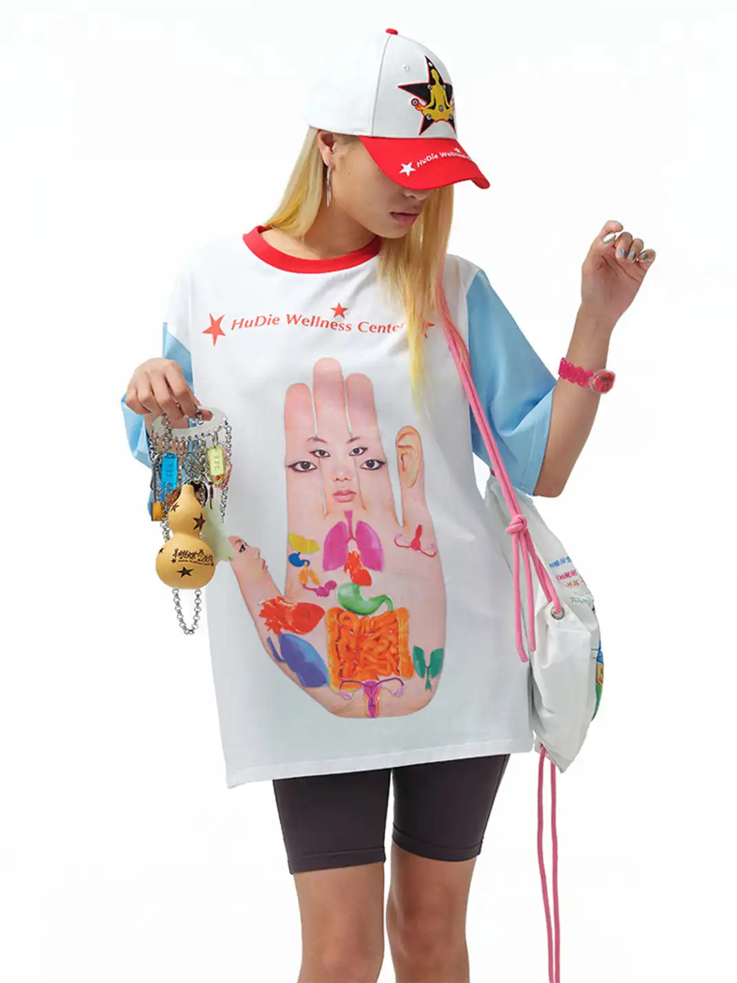 HuDieGongZhu | Handprint T-shirt