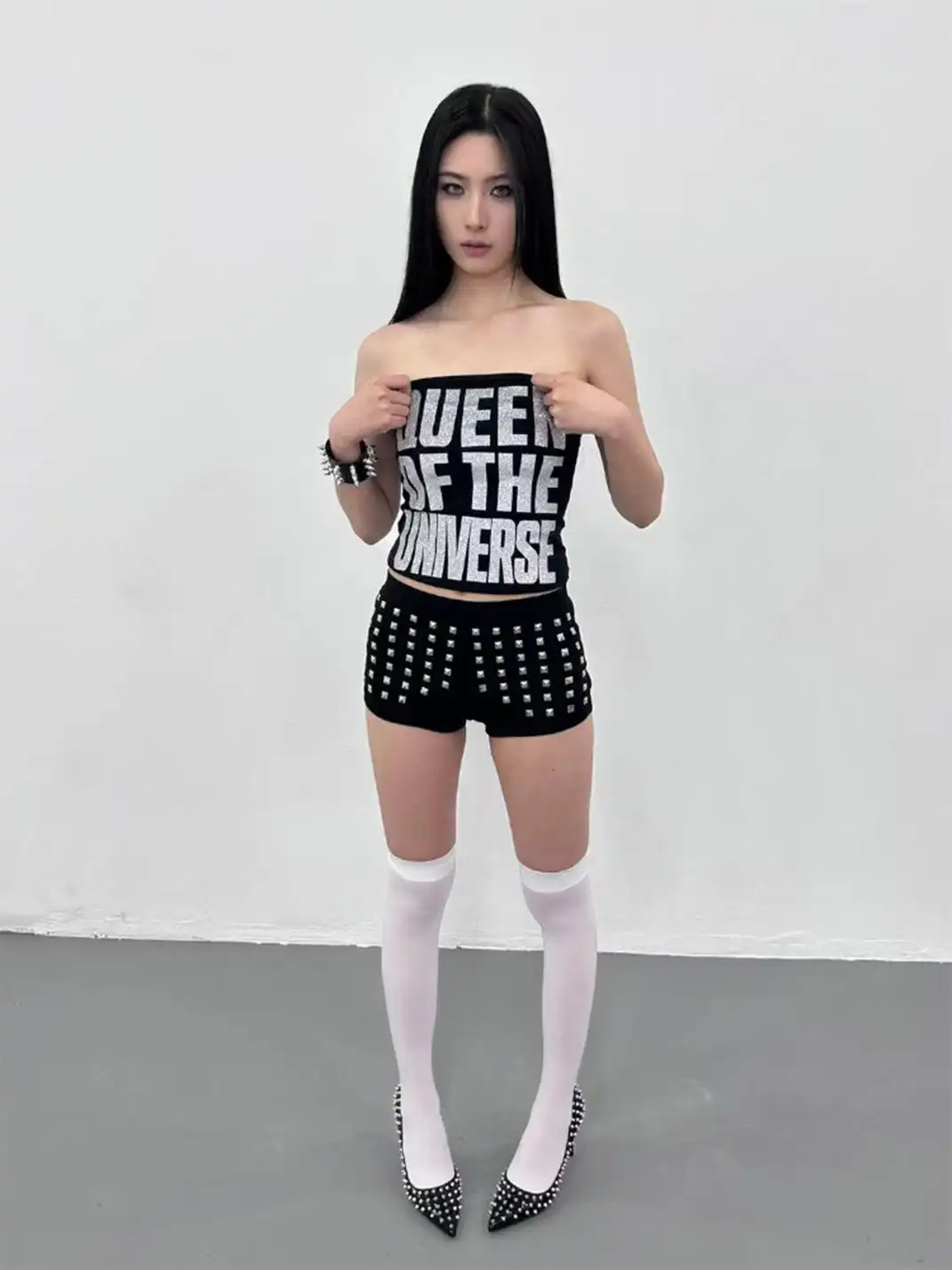 ArtByTastybabe | Cross Studded Shorts