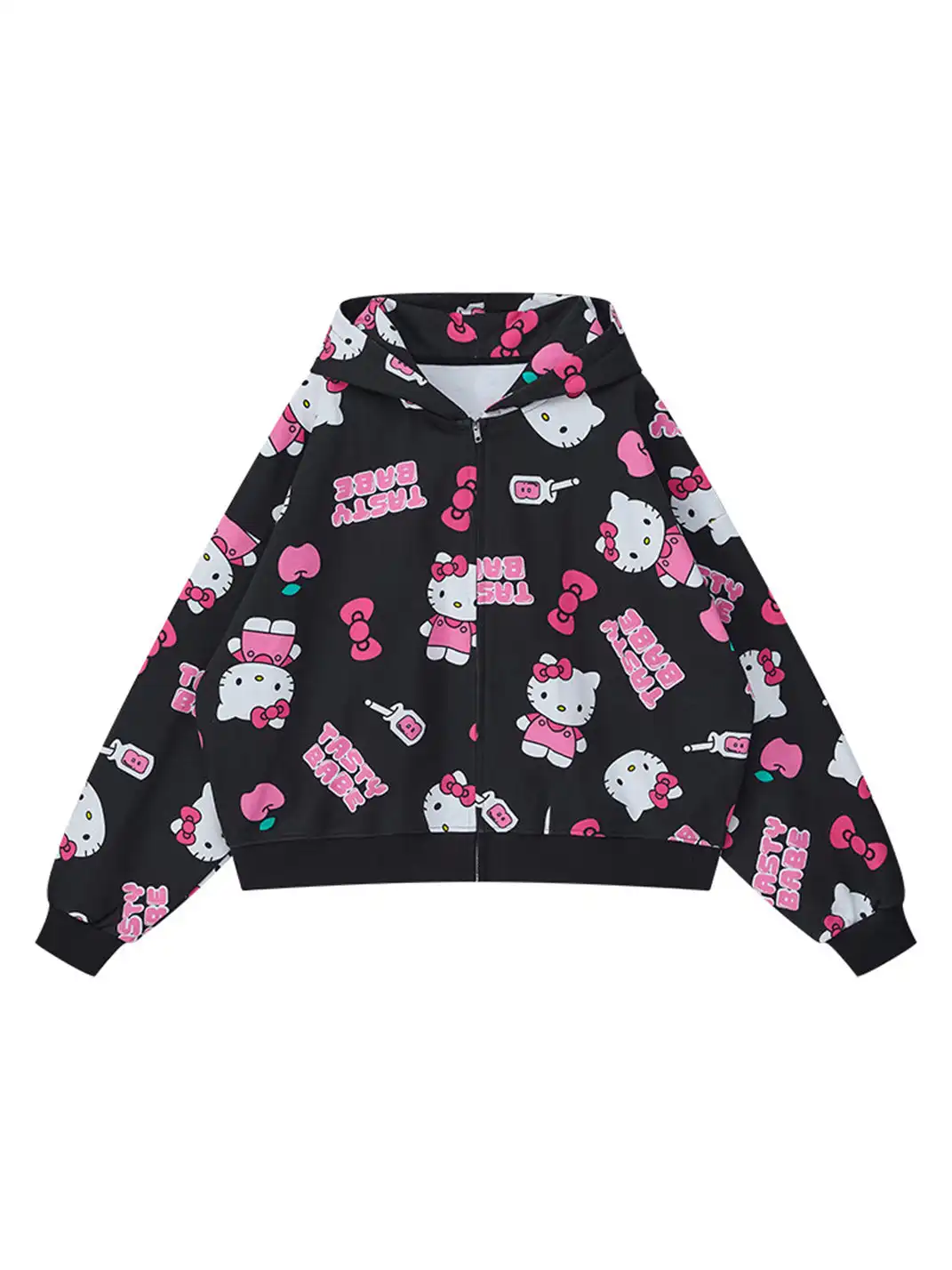 ArtByTastybabe | All Over Print Kitty Sweatshirt Set