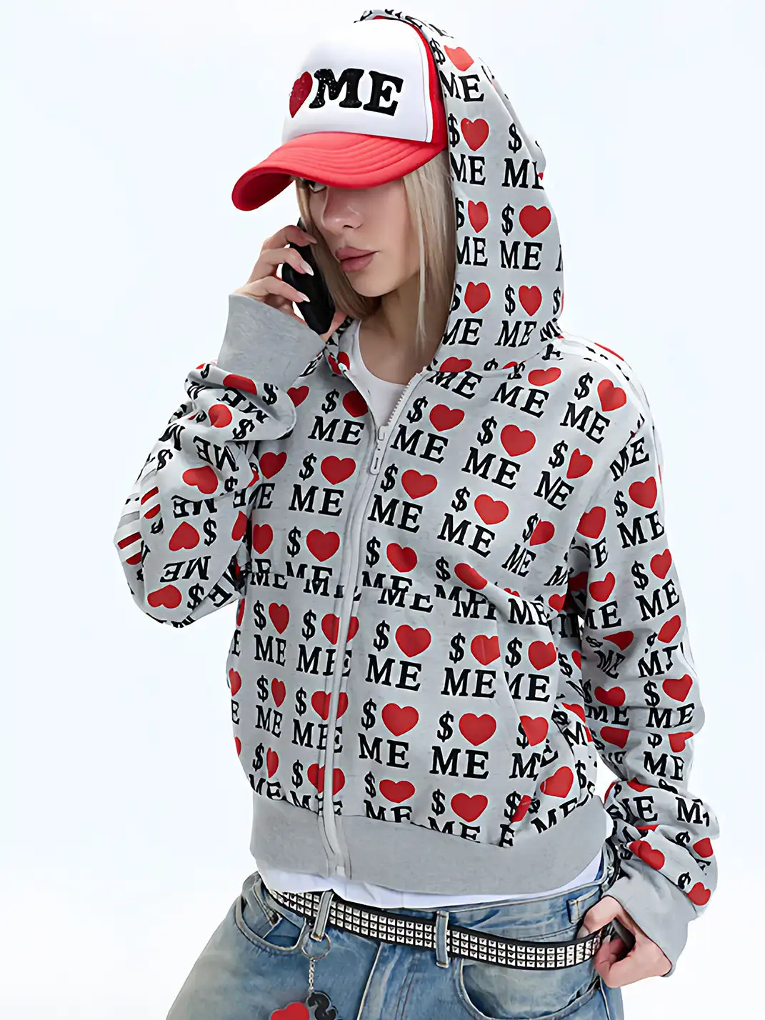ArtByTastybabe | $LOVEME Print Hoodie