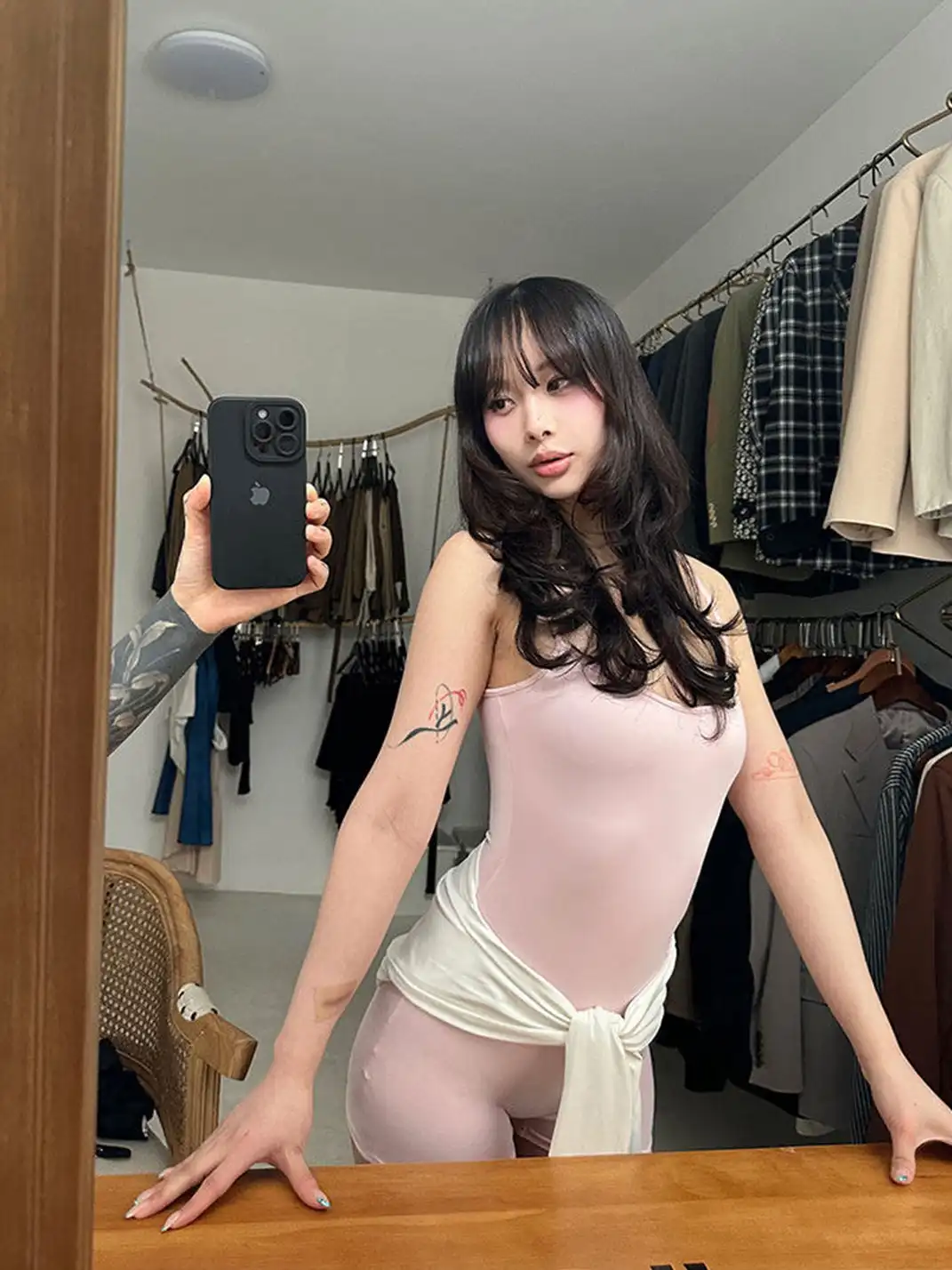 ArtByTastybabe | Slim Fit Spaghetti Straps Romper/Long-sleeved Shrug